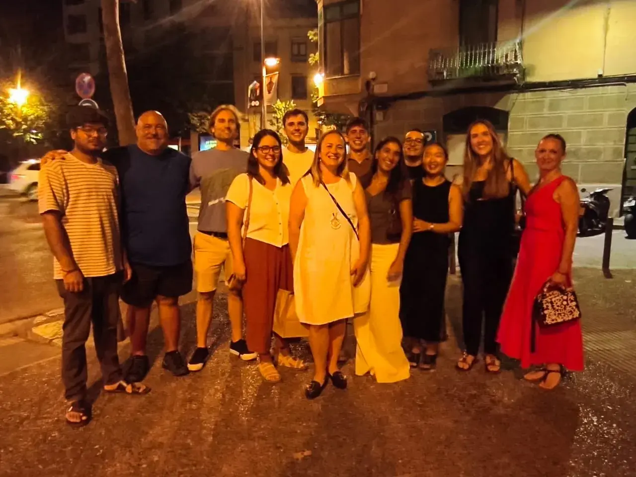 TechnoSperm team on a night out in the city