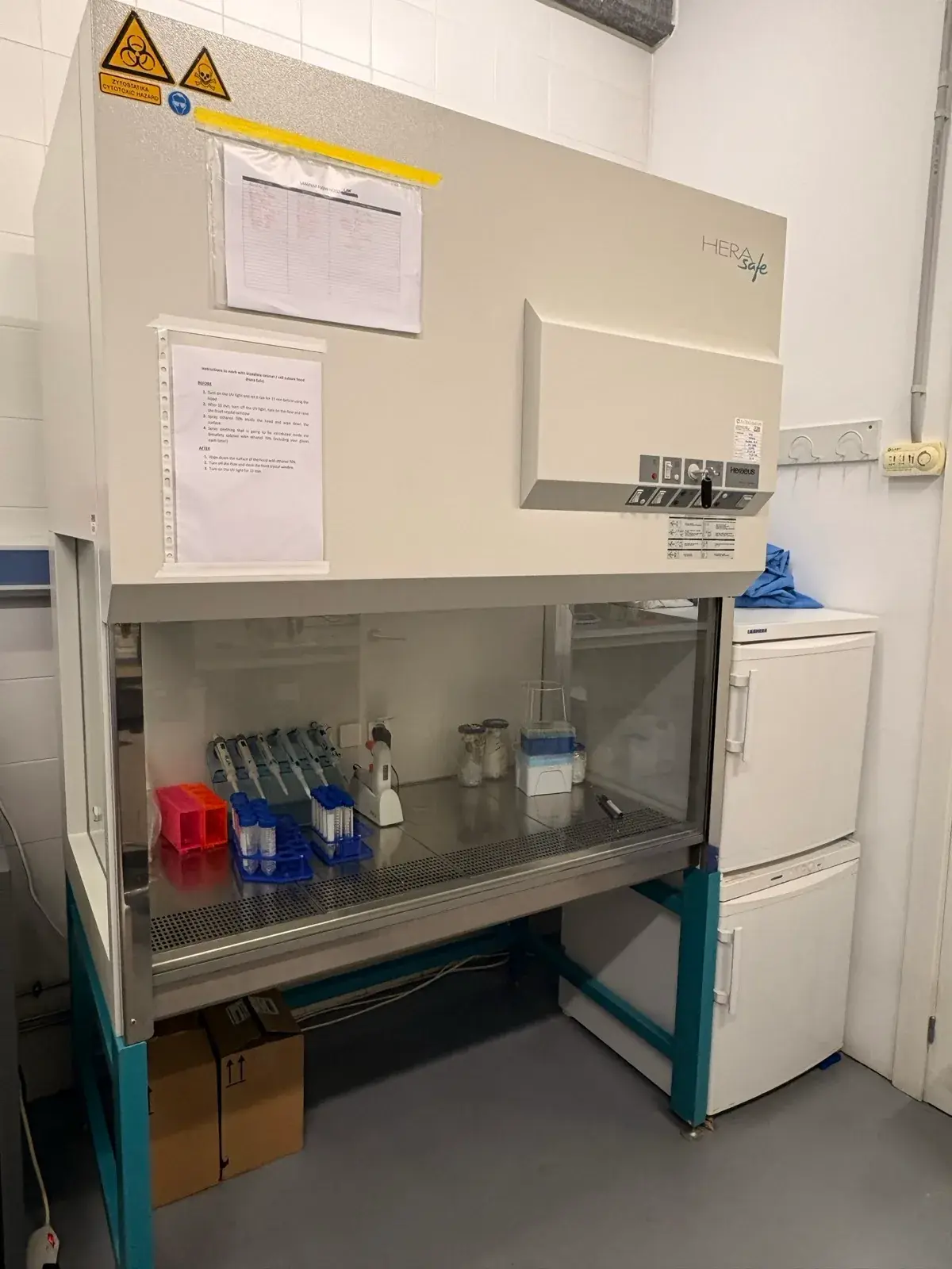 Instal·lacions i equipament del laboratori de TechnoSperm