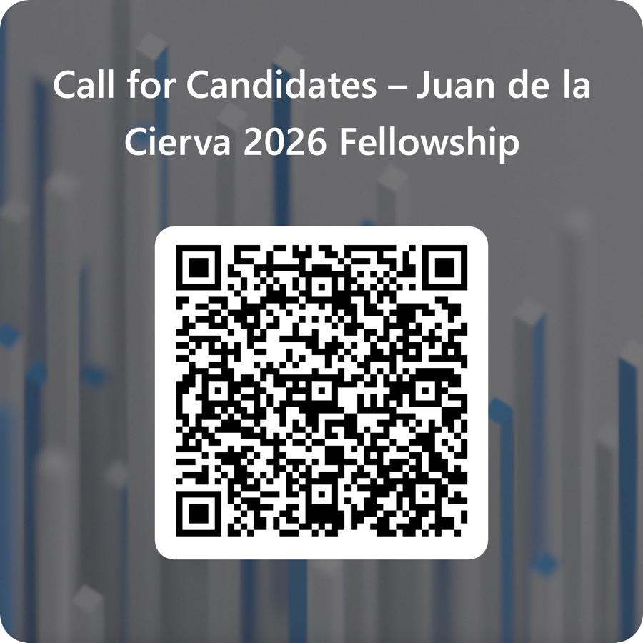 Codi QR que porta al formulari de candidatura de la Juan de la Cierva 2026